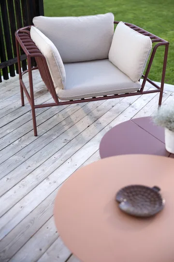 Collier lænestol - Zin red-teddy beige - Brafab