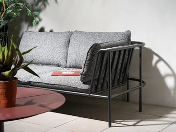 Collier sofamodul - Sort-teddy ant, midterdel - Brafab