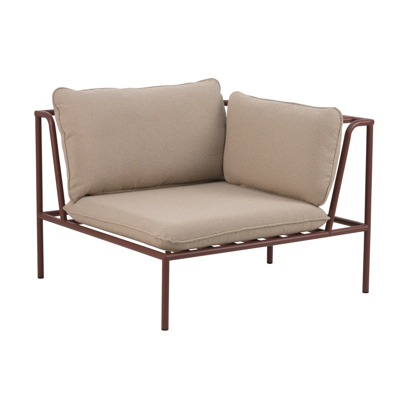 Collier sofamodul, Zin red-teddy beige, hjørne Brafab