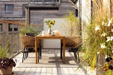 Delta karmstol - Sort-natur - Brafab