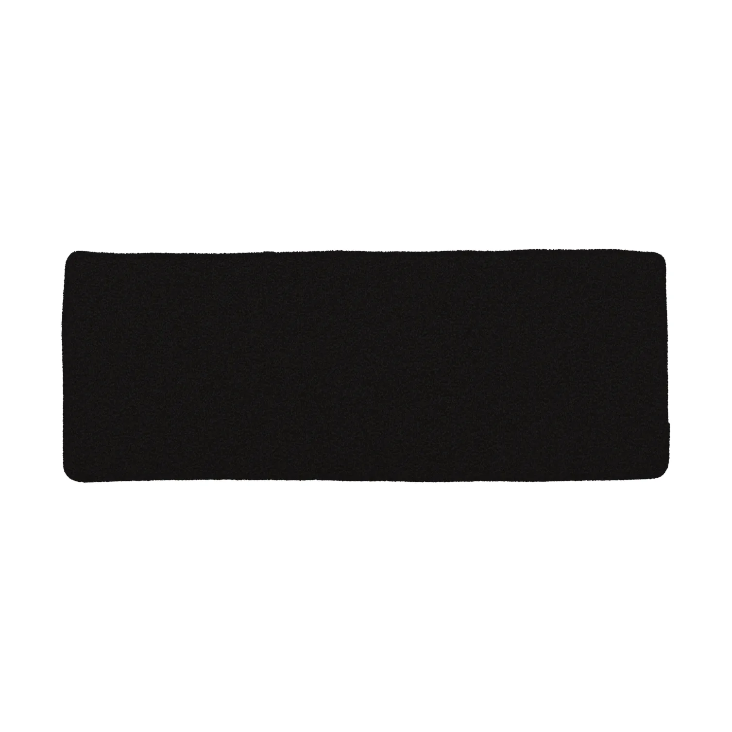 Frisk siddepude, Teddy black, 37x102 cm Brafab