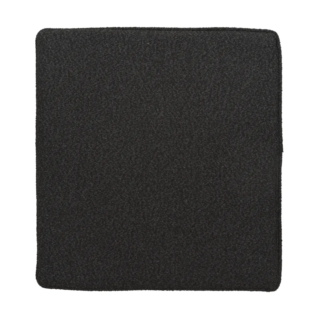 Frisk siddepude, Teddy black, 43x41 cm Brafab