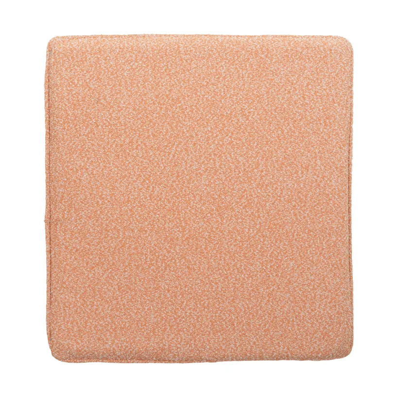 Frisk siddepude, Teddy orange, 37x37 cm Brafab