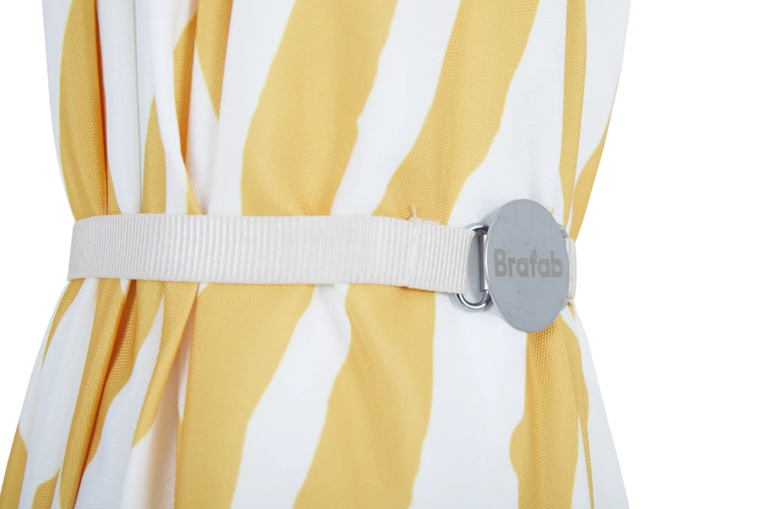 Gatsby parasol, Yellow stripe, Ø185 cm Brafab