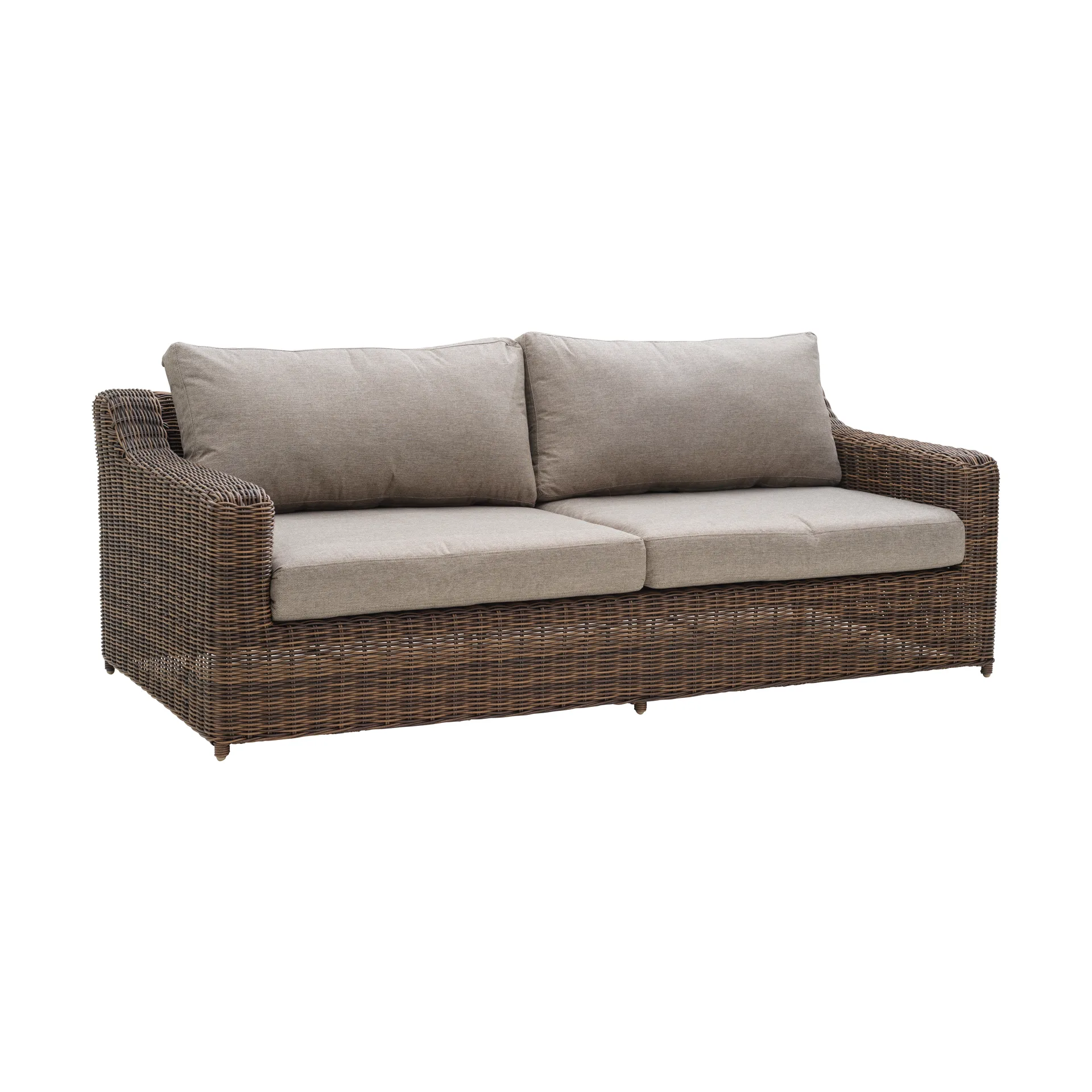 Glendon 2,5-personers sofa, Dark Brown-soft moose Brafab