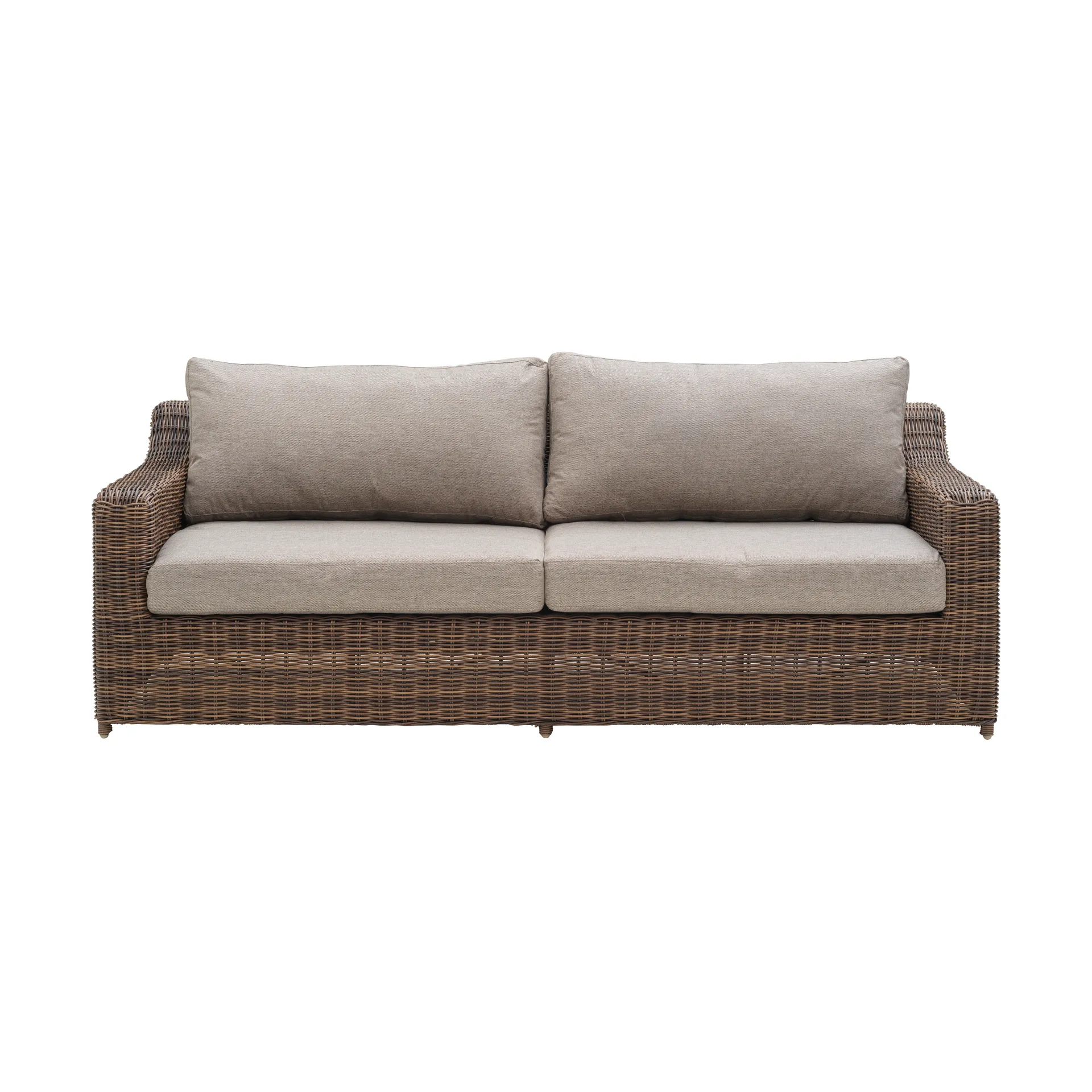 Glendon 3-personers sofa, Dark Brown-soft moose Brafab
