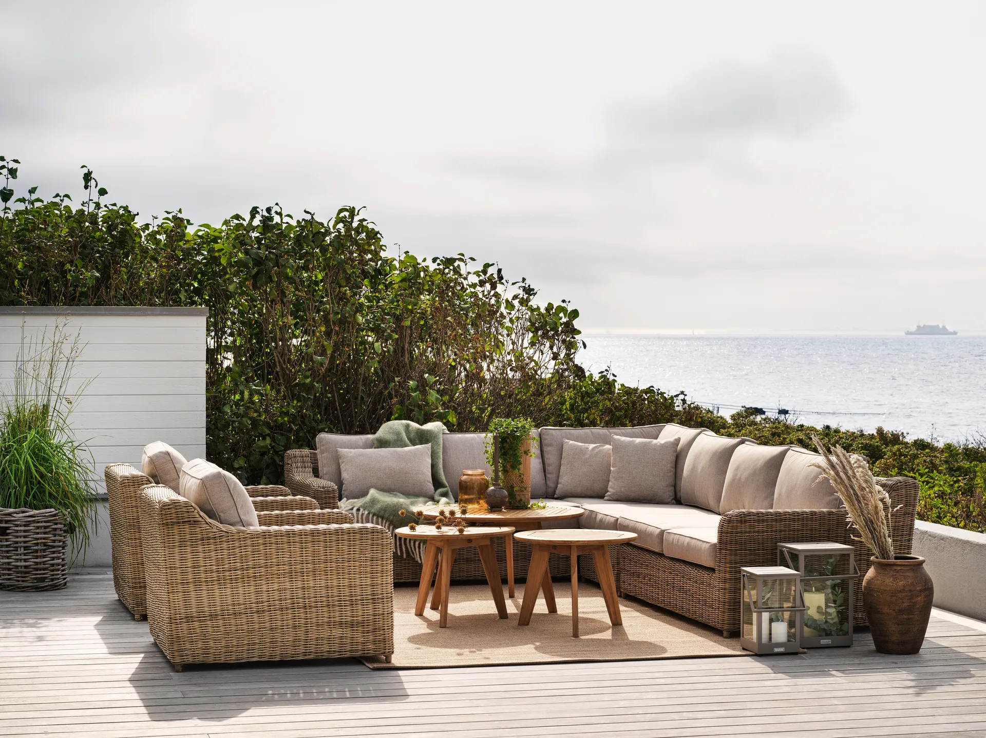 Glendon 3-personers sofa, Dark Brown-soft moose Brafab