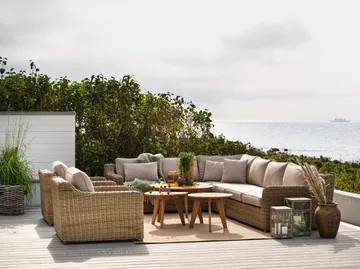 Glendon 3-personers sofa - Dark Brown-soft moose - Brafab