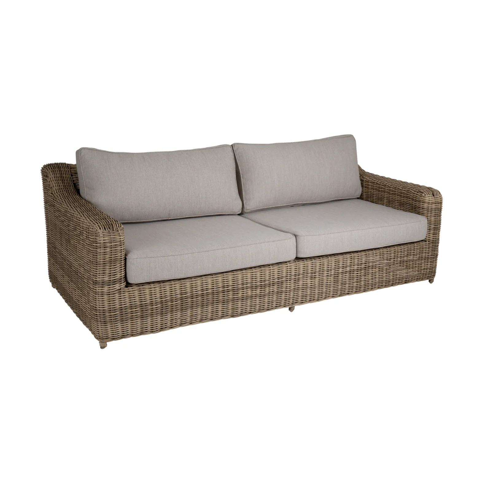 Glendon 3-personers sofa, Rustic beige-beige Brafab