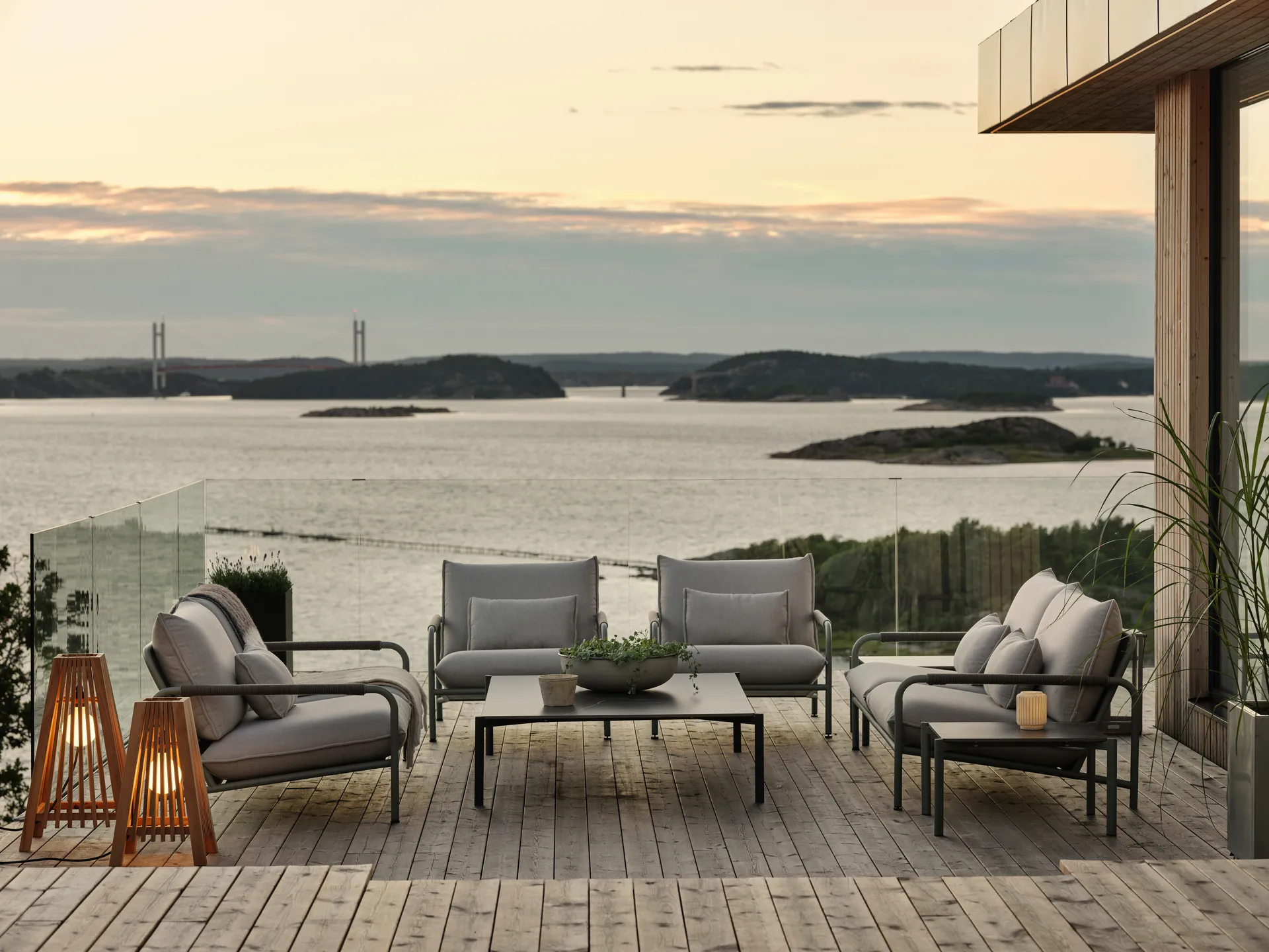 Hallavara sofabord, Anthracite 112x162 cm Brafab