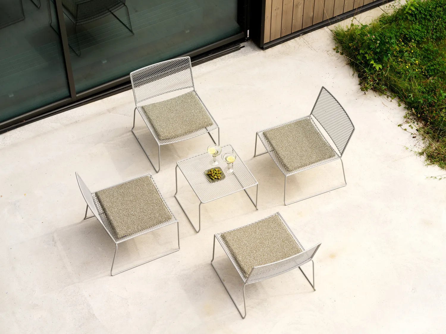 Haru sidebord, Slate grey, 54x54 cm Brafab