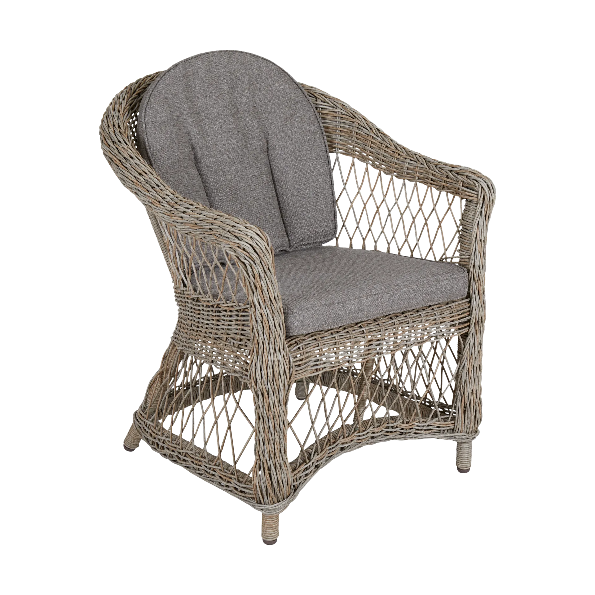 Kamomill armstol med sæde- og ryghynde, Beige-sand Brafab