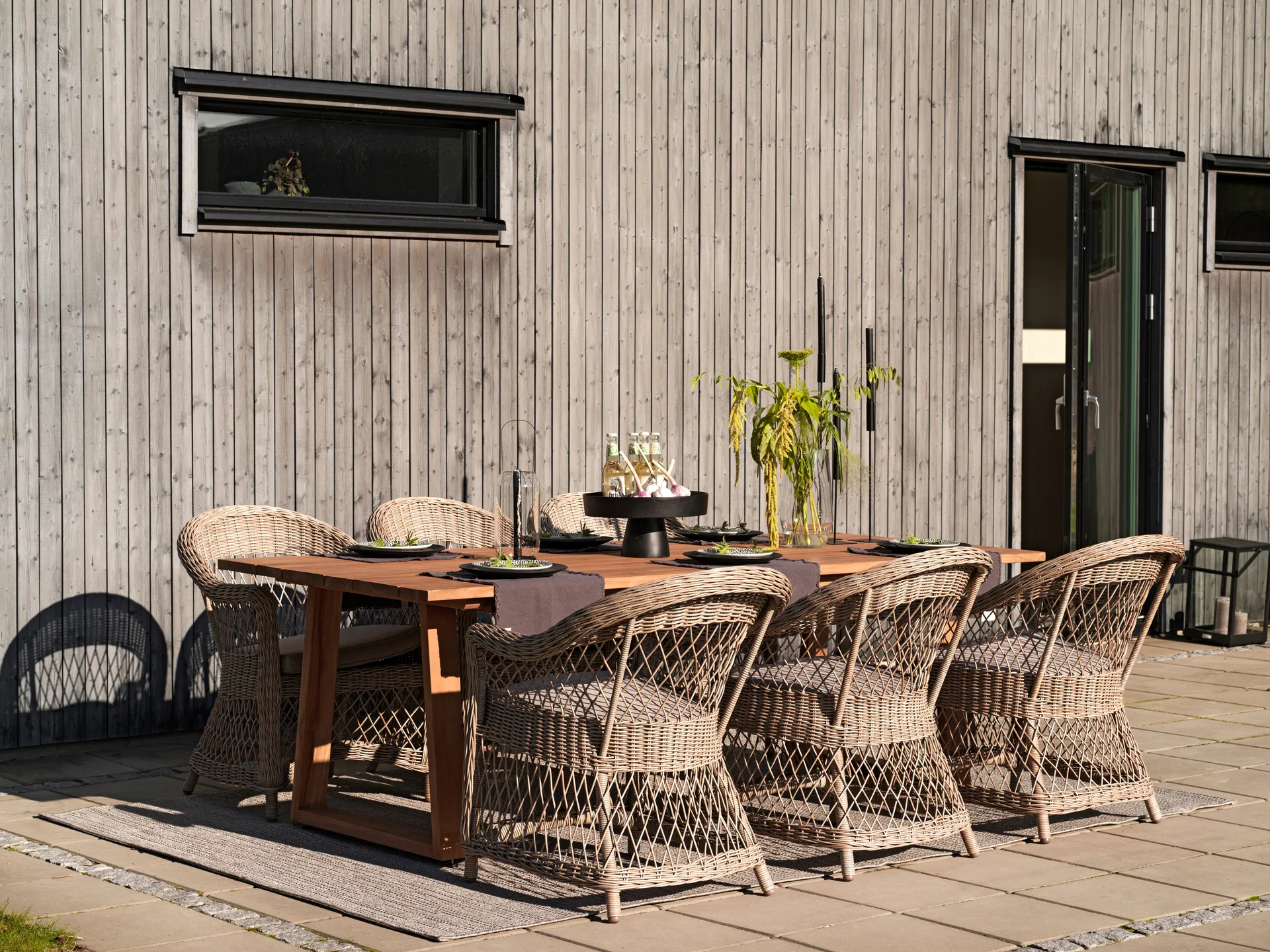 Kamomill armstol med sæde- og ryghynde, Beige-sand Brafab