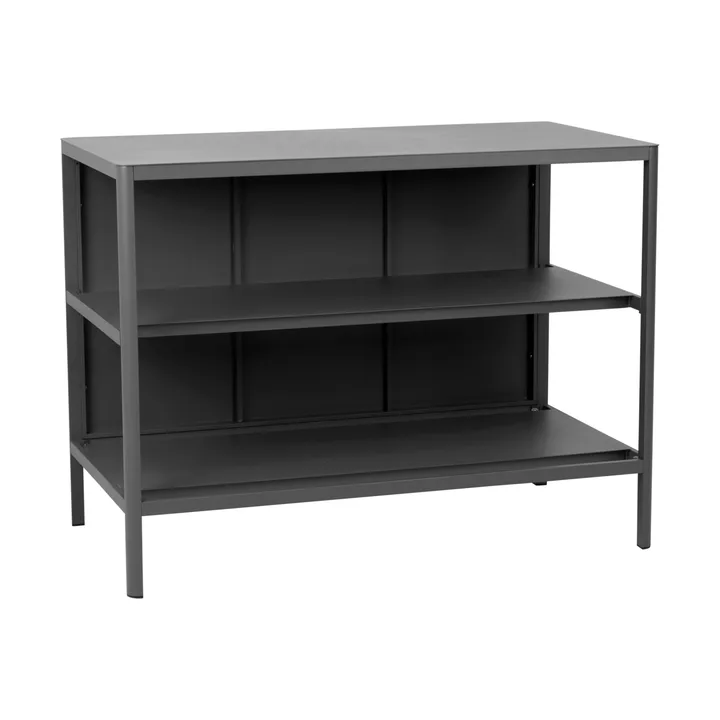 Kelia udekøkken bænk med hylder - Antracit, 121x91x64 cm - Brafab