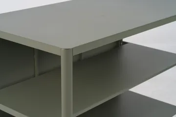 Kelia udekøkken bænk med hylder - Nordic green, 121x91x64 cm - Brafab