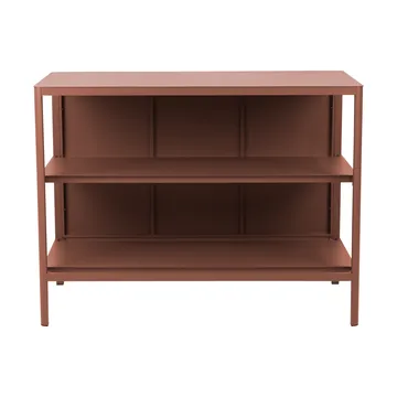 Kelia udekøkken bænk med hylder - Zin red, 121x91x64 cm - Brafab