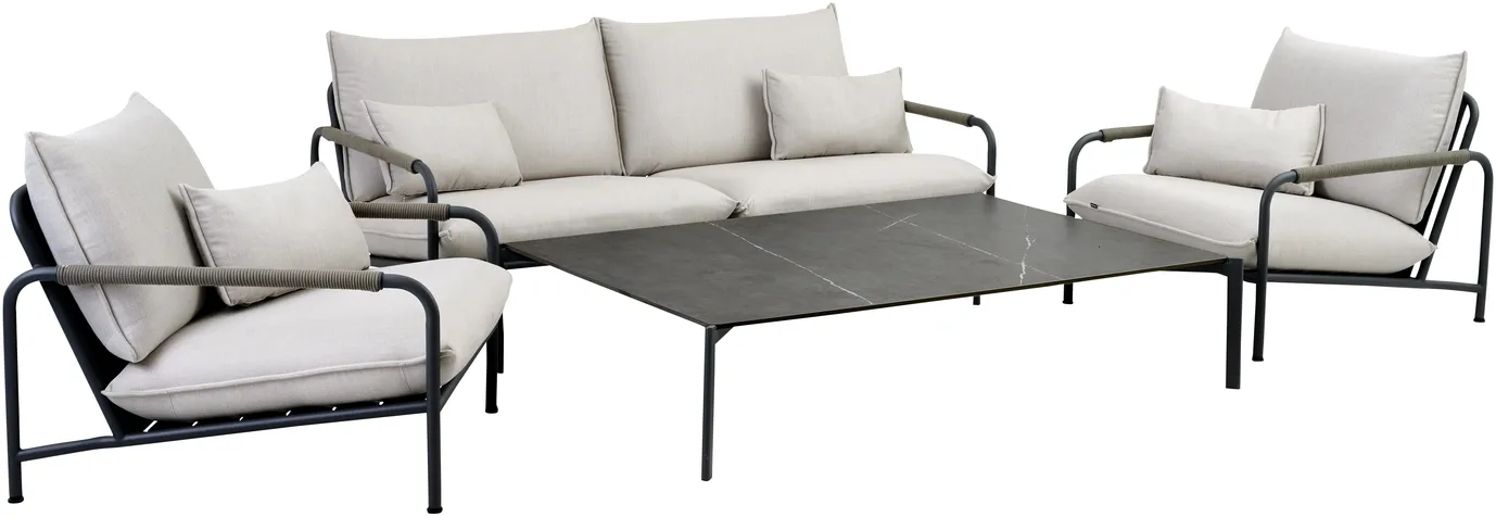 Lerberget 2,5-personers sofa, Anthracite-ash Brafab