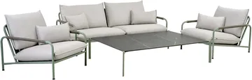 Lerberget 2,5-personers sofa - Grøn-ash - Brafab