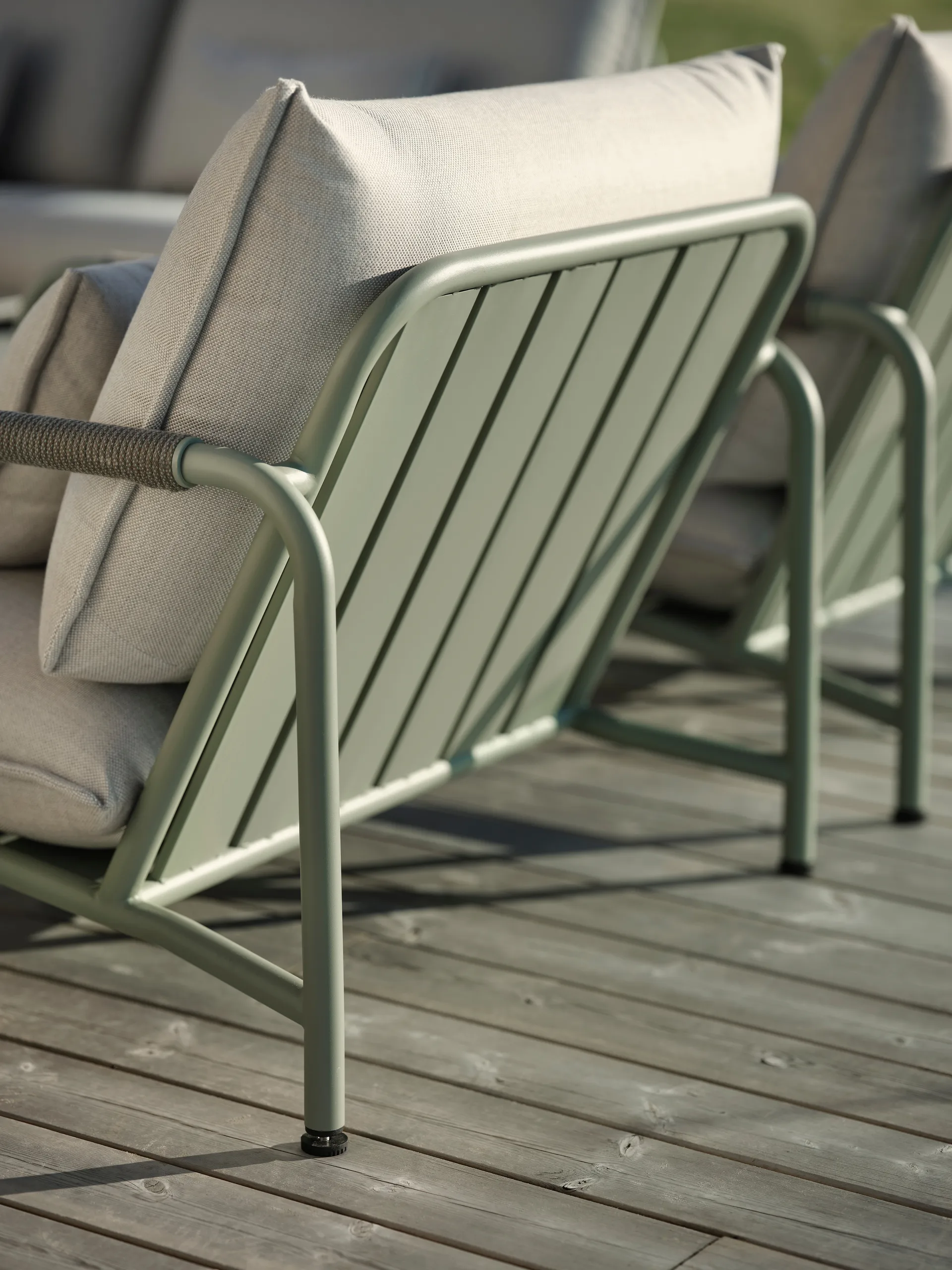 Lerberget loungestol, Grøn-ask Brafab