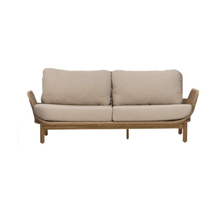 Lily sofa - Twist straw-plush wheat, 2,5-personers - Brafab