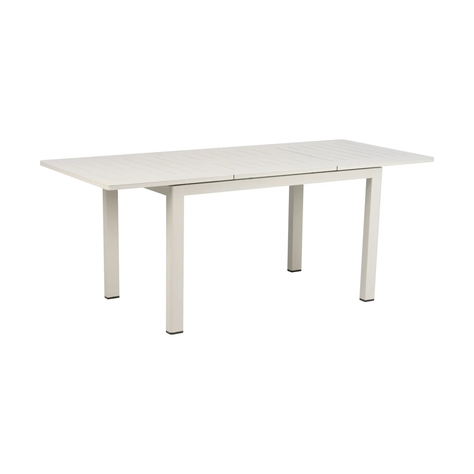 Lomma spisebord, Light grey, 128-187x80x73 cm Brafab