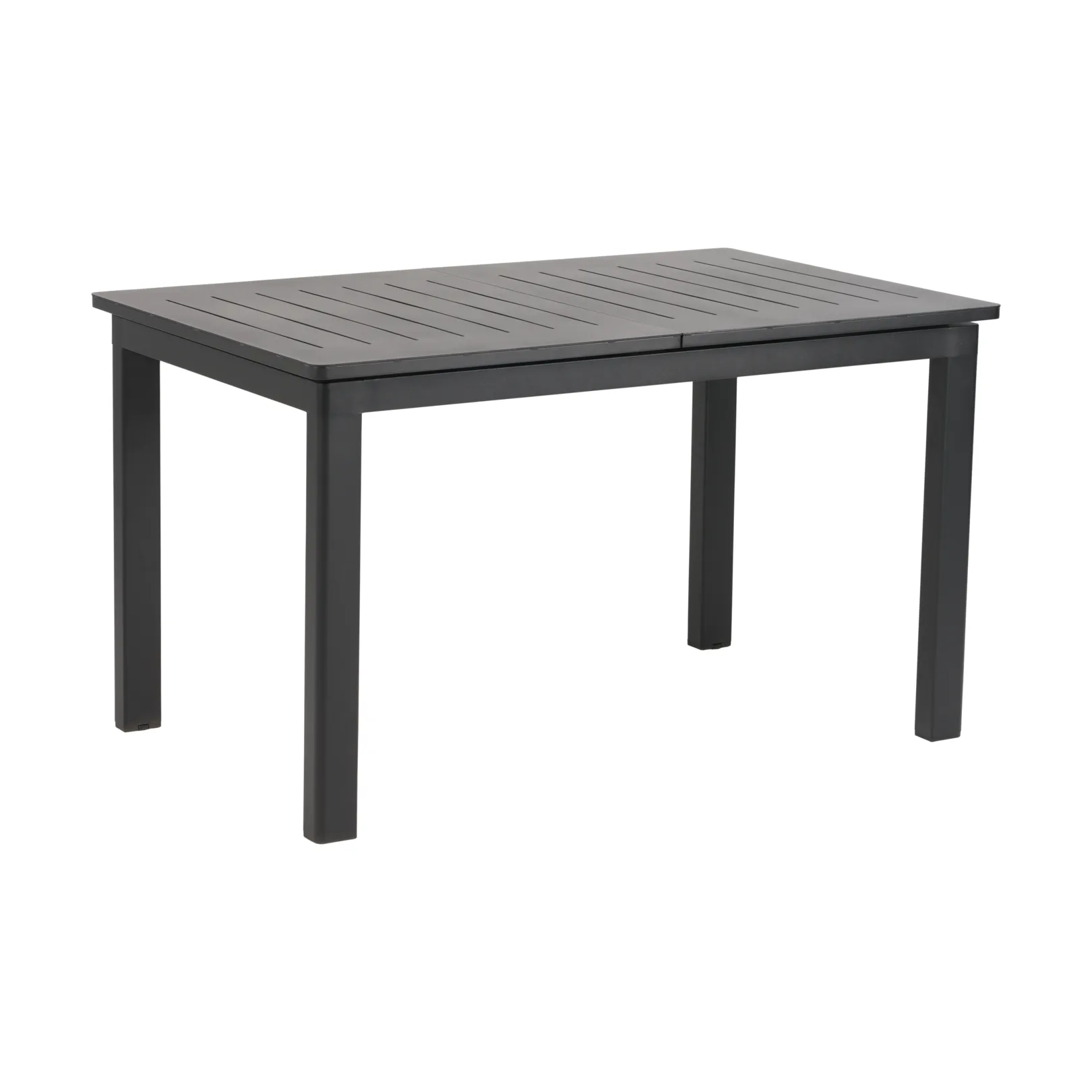 Lomma spisebord, Sort, 128-187x80x73 cm Brafab