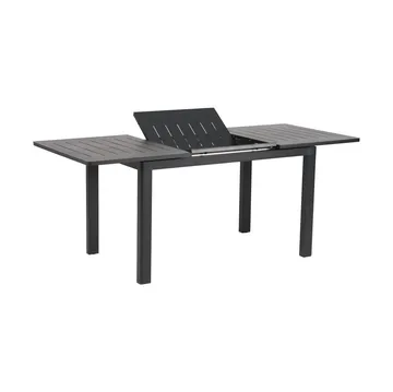 Lomma spisebord - Sort, 128-187x80x73 cm - Brafab
