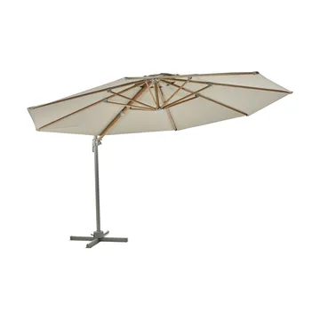 Luzzi parasol fritthængende - Khaki - Brafab