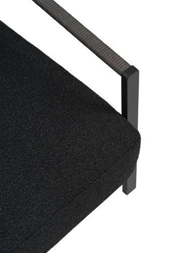 Lyra lænestol - Sort-teddy black - Brafab