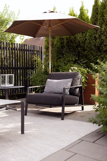 Lyra lænestol - Sort-teddy black - Brafab