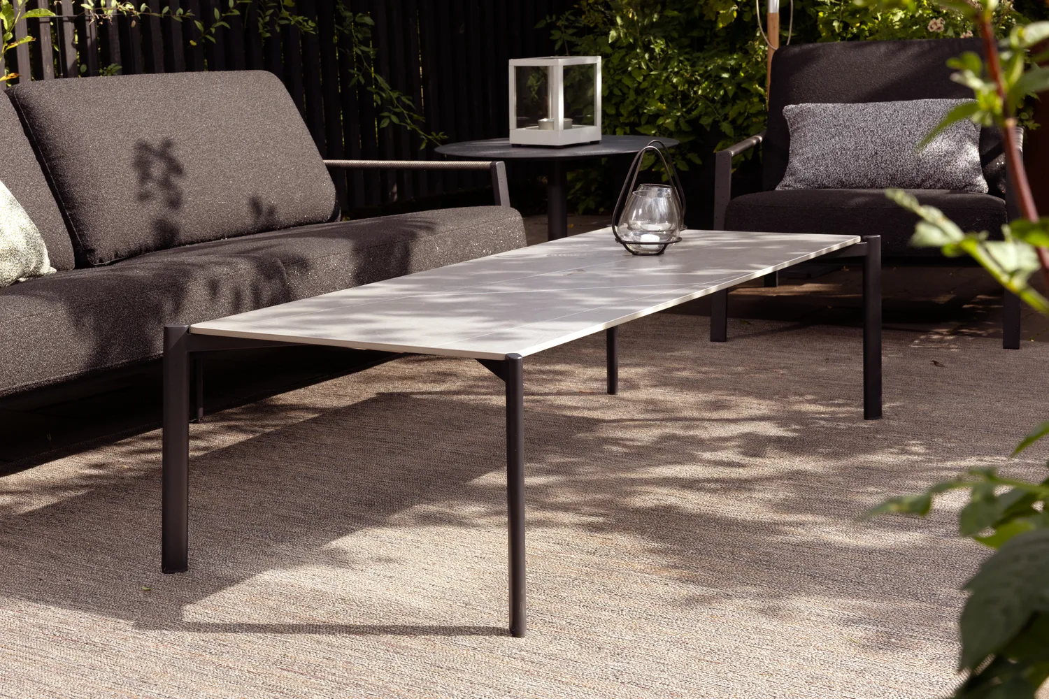 Lyra lænestol, Sort-teddy black Brafab