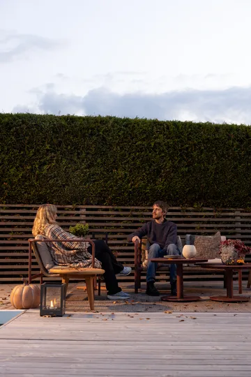 Motty lænestol - Zin red-teddy beige - Brafab