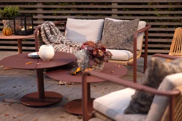 Motty lænestol - Zin red-teddy beige - Brafab