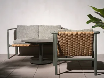 Motty sofa - Nordic green-teddy verde, 2-personers - Brafab