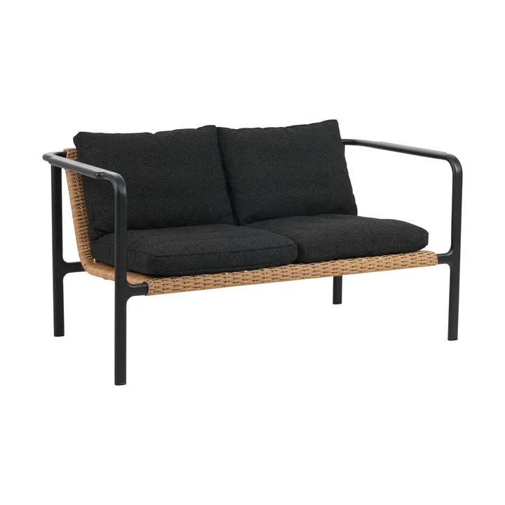 Motty sofa - Sort-teddy black, 2-pers. - Brafab