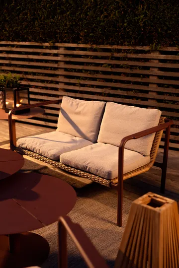 Motty sofa - Zin red-teddy beige, 2-personers sofa - Brafab