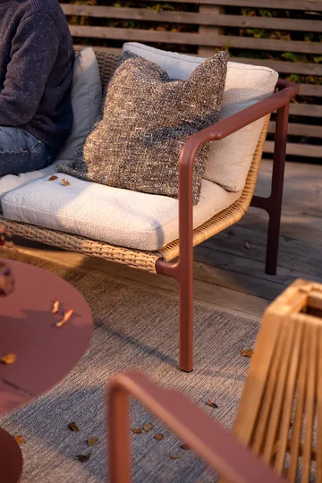 Motty sofa - Zin red-teddy beige, 2-personers sofa - Brafab