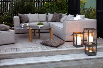 Muki sofamodul - Light taupe, højre endemodul - Brafab