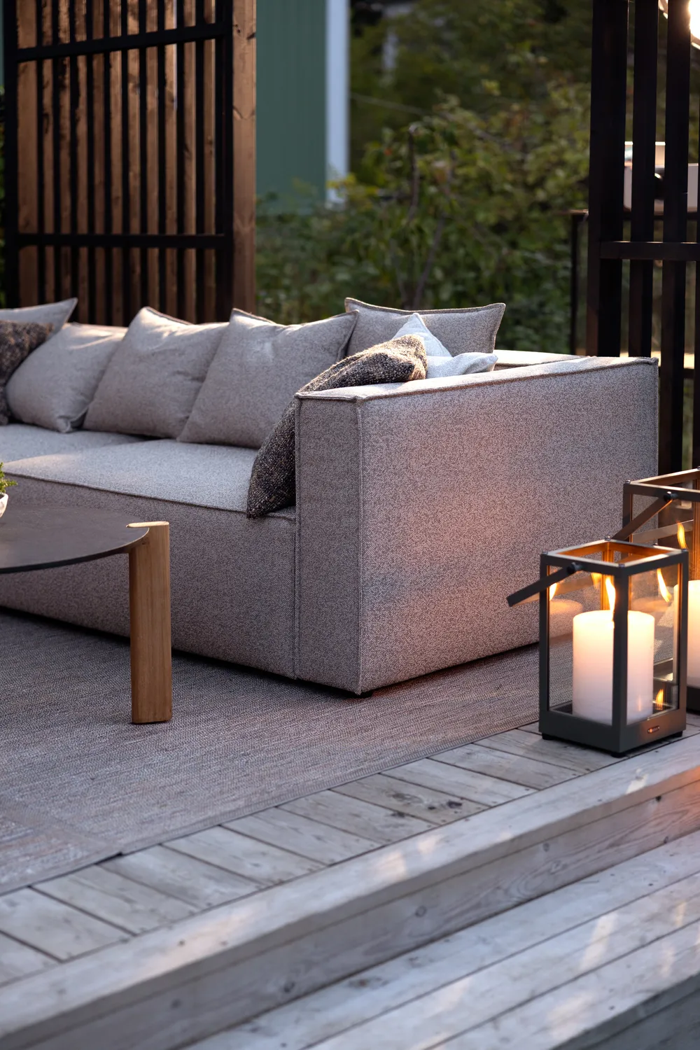 Muki sofamodul, Light taupe, venstre endemodul Brafab