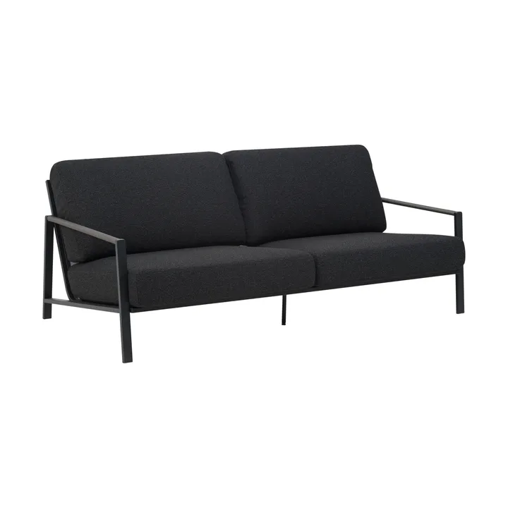 Naos sofa - Sort-teddy black, 2,5-personers - Brafab