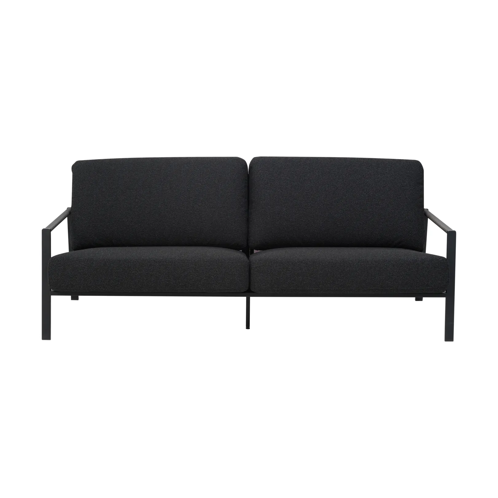 Naos sofa, Sort-teddy black, 2,5-personers Brafab