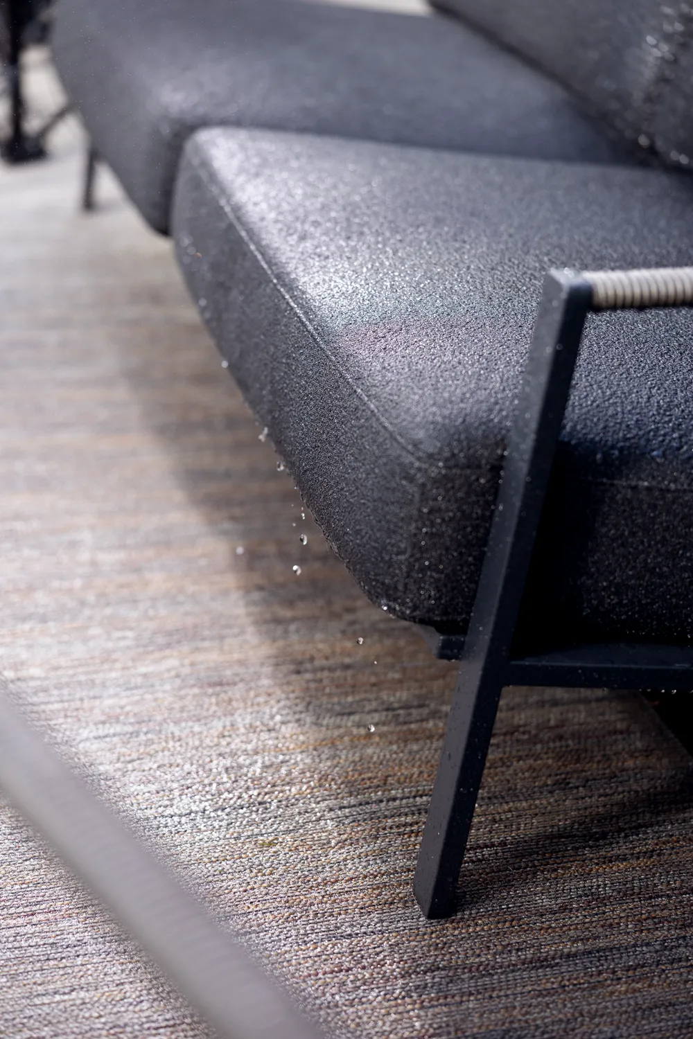 Naos sofa, Sort-teddy black, 2,5-personers Brafab