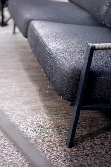 Naos sofa - Sort-teddy black, 2,5-personers - Brafab