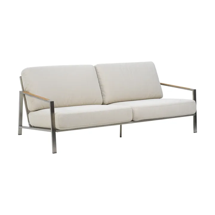 Naos sofa - Stainless steel-dot beige, 2,5-personers - Brafab