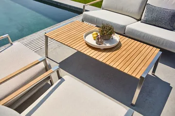 Naos sofa - Stainless steel-dot beige, 2,5-personers - Brafab