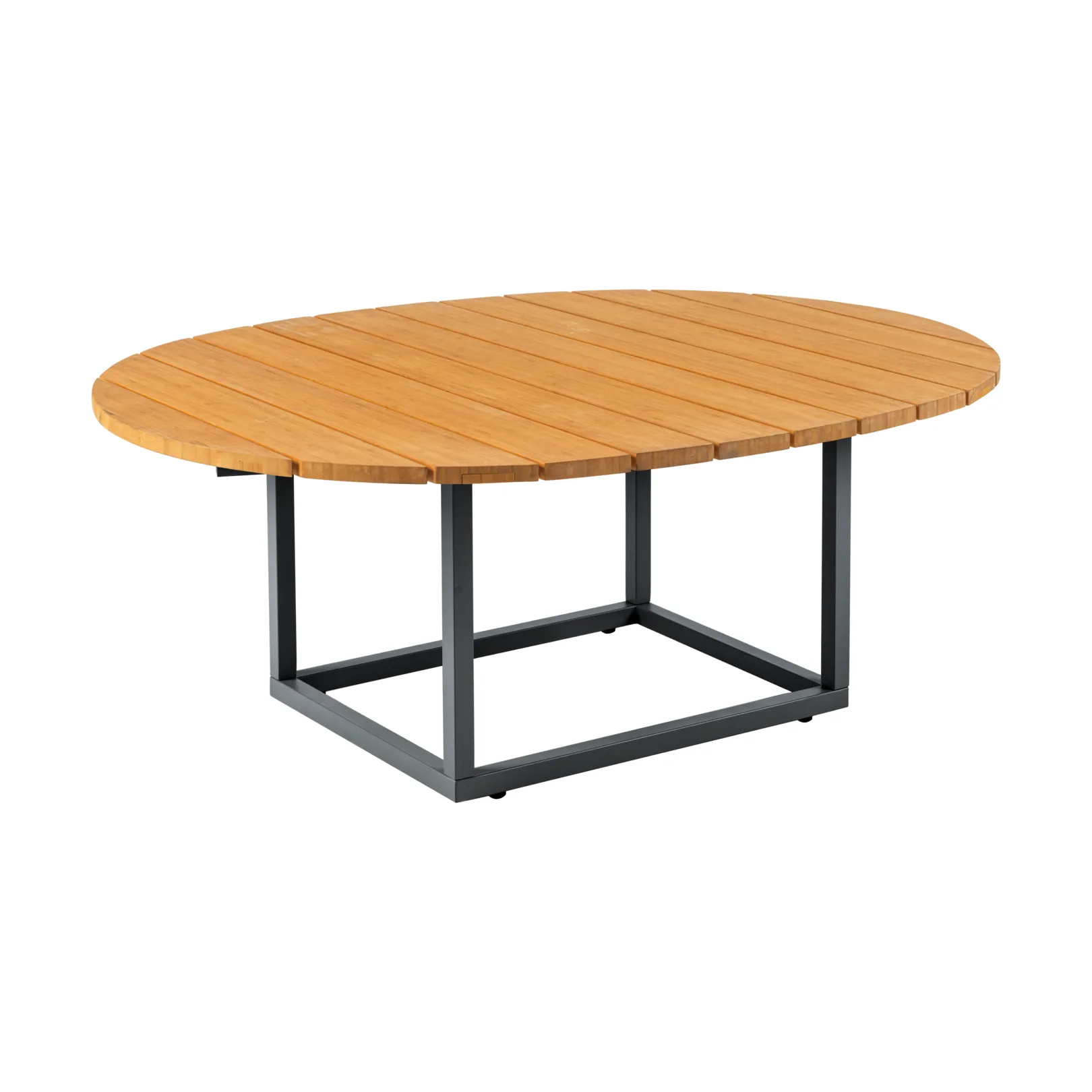 Olive sofabord, Antracit-bambus, 110x80 cm Brafab