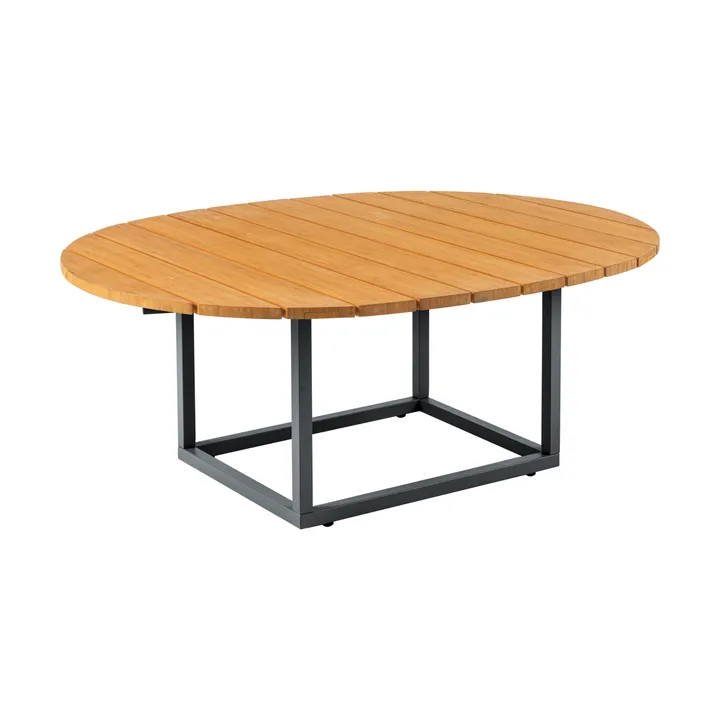 Olive sofabord - Antracit-bambus, 110x80 cm - Brafab