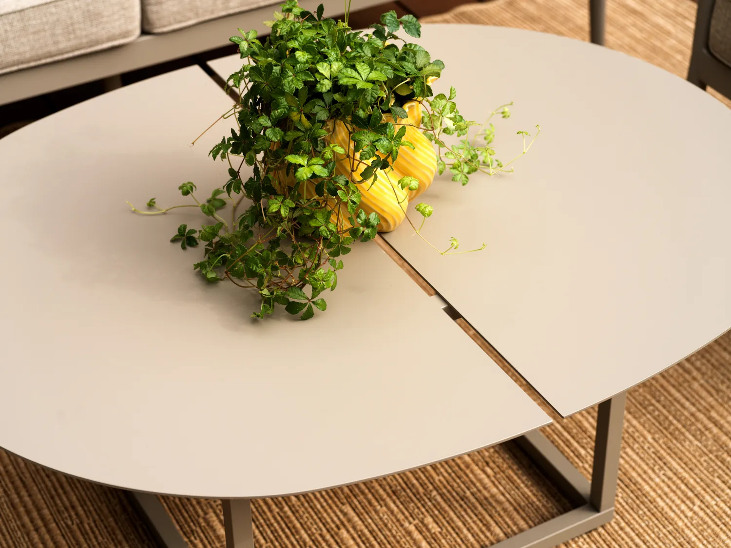 Olive sofabord, Khaki, 110x80 cm Brafab