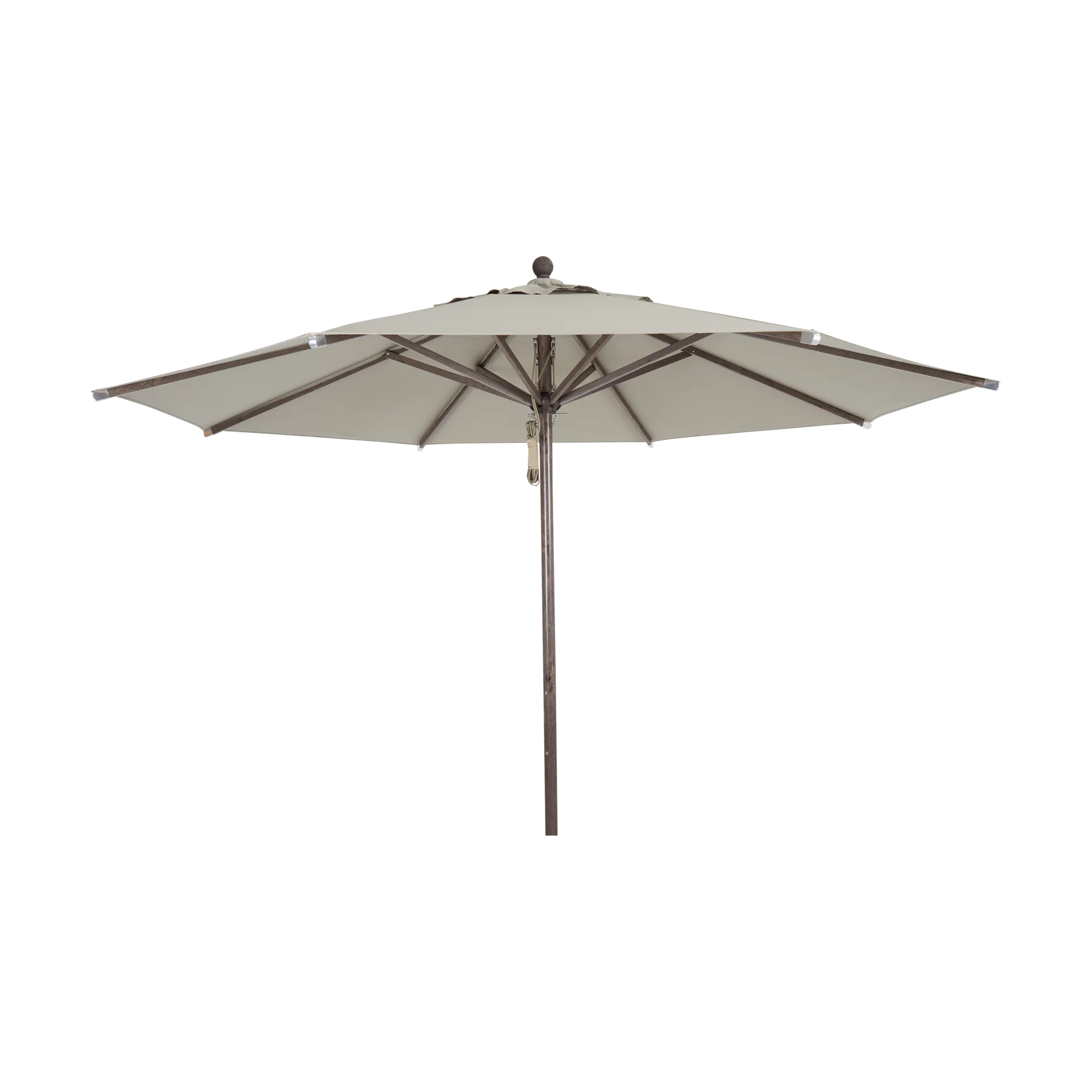Paliano parasol, Brun-taupe 350 cm Brafab
