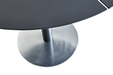 Peace Bistro cafébord Ø80 cm Anthracite - undefined - Brafab